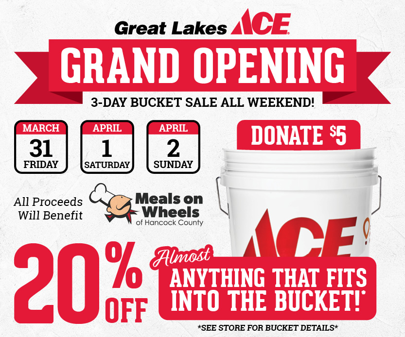 Great Lakes Ace Hardware Grand Opening Benefits Meals On Wheels Meals   Ace Hardware Grand Opening MOWHC 